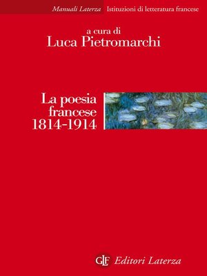 cover image of La poesia francese 1814-1914